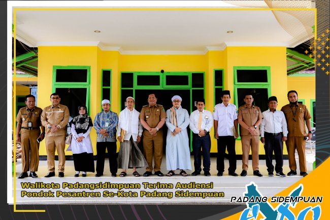 Walikota Padang Sidempuan Terima Audiensi  Pimpinan Pondok Pesantren Se-Kota Padang Sidempuan 