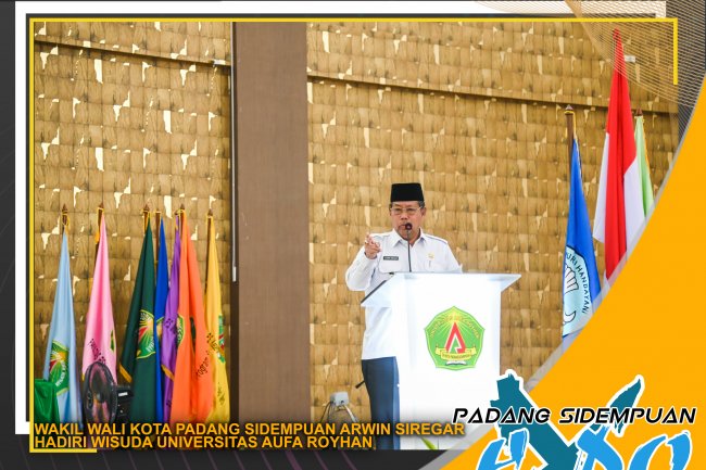 Wakil Wali Kota Hadiri Wisuda Universitas Aufa Royhan