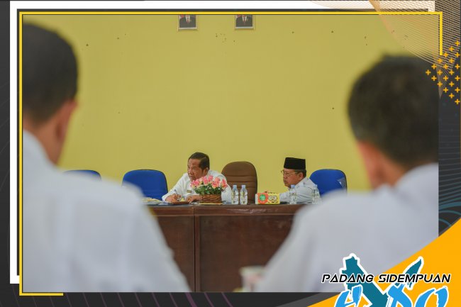 Pemerintah Kota Padang Sidempuan gelar Rapat Koordinasi Pencapaian Target Monitoring Center for Prevention (MCP) KPK tahun 2022