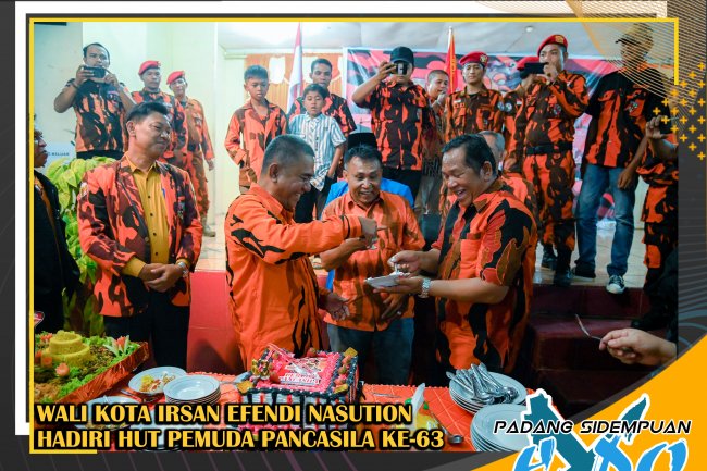 Wali Kota Padang Sidempuan Irsan Efendi Nasution Hadiri HUT Pemuda Pancasila Ke-63