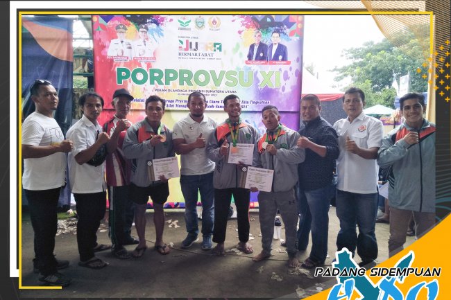Hari Pertama Porprovsu XI Sumut 3 Medali diraih Kontingen Kota P.Sidempuan Dari Cabor PBFI