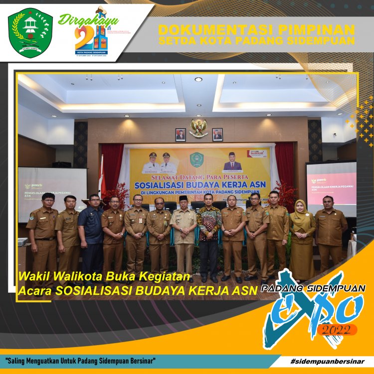 PEMKO PADANG SIDEMPUAN GELAR SOSIALISASI BUDAYA KERJA ASN