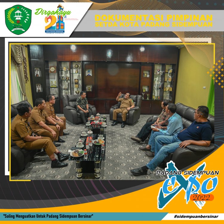 WALI KOTA IRSAN EFENDI NASUTION TERIMA AUDIENSI IOF PADANG SIDEMPUAN 