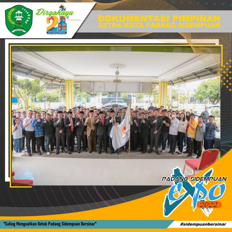 Walikota Berangkatkan Kontingan Padang Sidempuan ke Porprovsu 2022 & Atlit Renang ke Kejurda Sumut