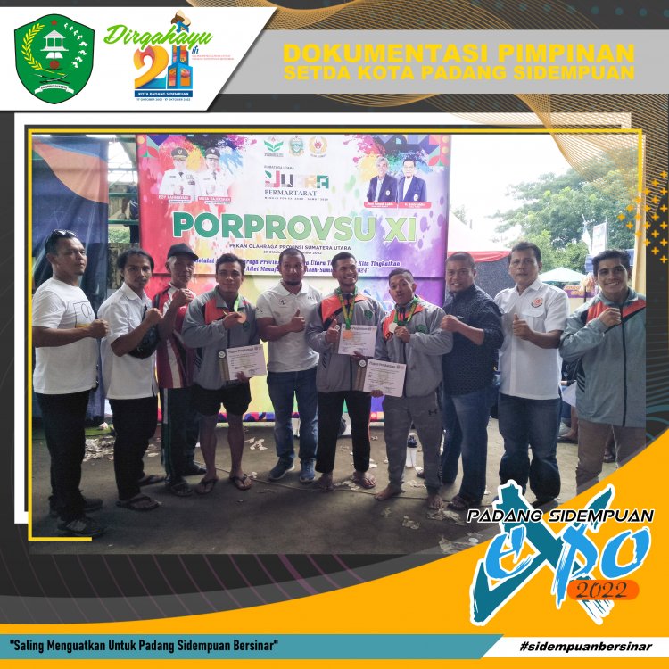 Hari Pertama Porprovsu XI Sumut 3 Medali diraih Kontingen Kota P.Sidempuan Dari Cabor PBFI