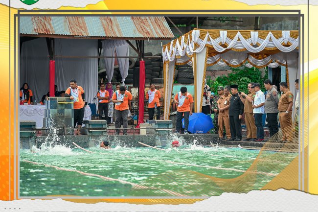 WAKIL WALI KOTA ARWIN SIREGAR BUKA KEJUARAAN RENANG WALI KOTA CUP-2 DI KOLAM LIBERS