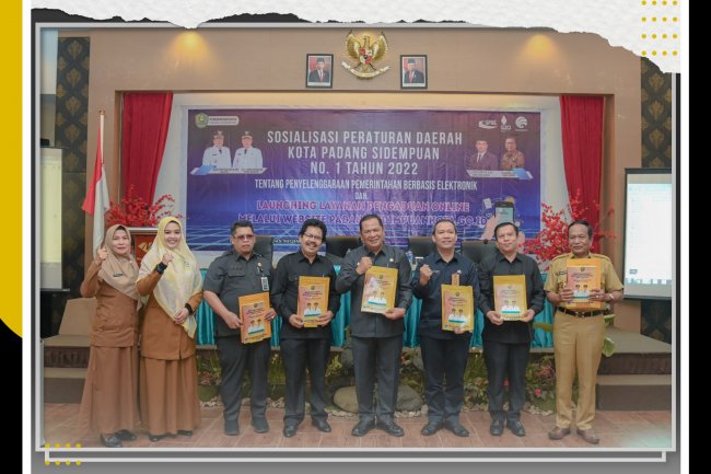 Walikota Launching Layanan Pengaduan LAPOR dan Membuka Secara Resmi Sosialisasi Perda Nomor 1 Tahun 2022