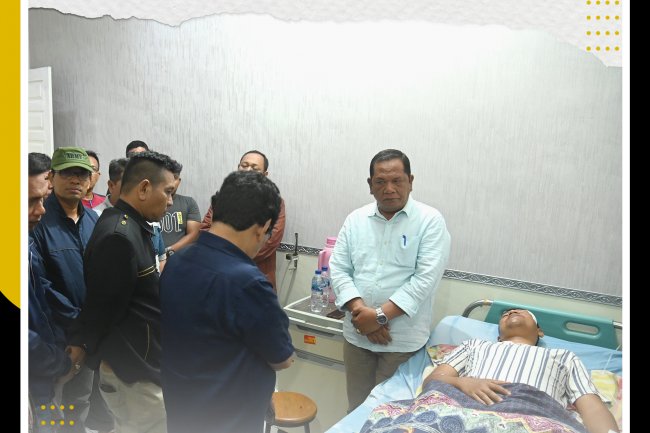 Pasca Bentrok Wali Kota Padang Sidempuan Chek Kondisi Personil Satpol PP