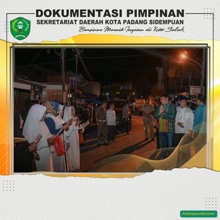 Pemerintah Kota Padang Sidempuan melanjutkan safari Maulid Nabi Muhammad SAW 1444 H di kelurahan Wek 3, Kampung Teleng