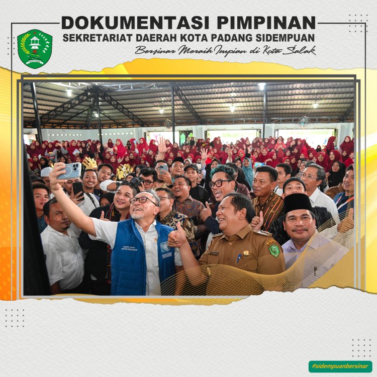 Kunjungi Padang Sidempuan : Mendag RI Zulkifli Hasan Bawa Pasha Ungu dan Uya Kuya