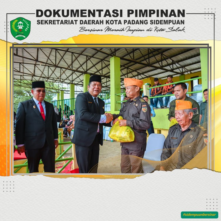 Peringatan Hari Pahlawan di Padang Sidempuan Berikan Tali Asih Kepada Veteran dan Janda Veteran
