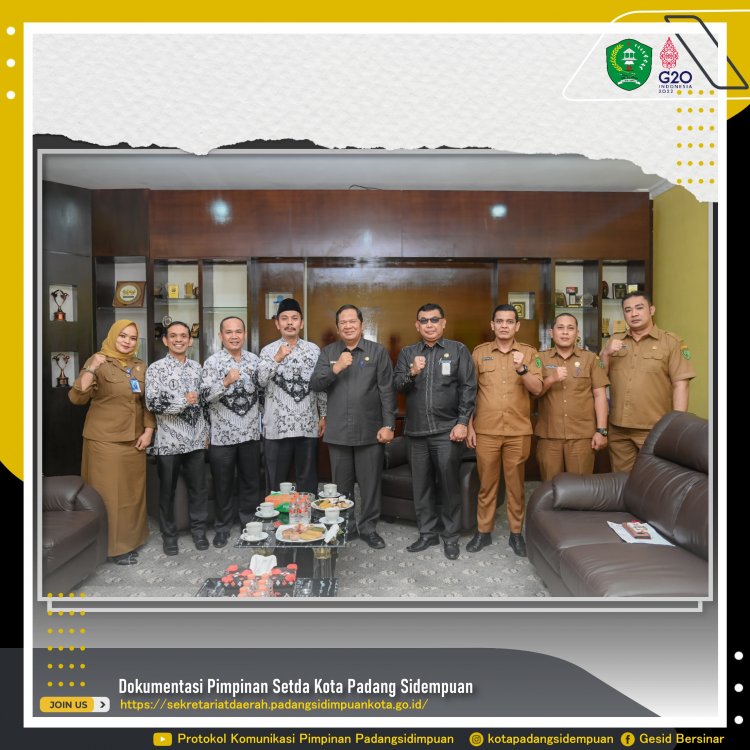 Walikota Terima Audiensi DPD PGRI Kota Padang Sidempuan