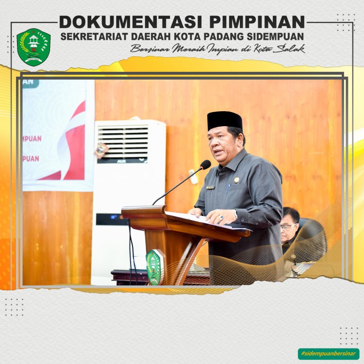 Wako Irsan Sampaikan Nota Jawaban Atas Pandangan Umum Fraksi DPRD Padang Sidempuan