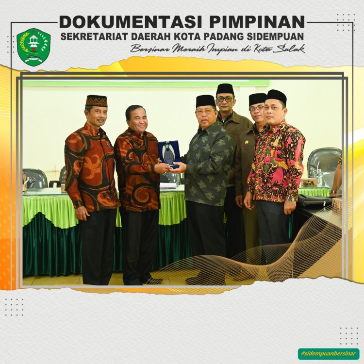 Wakil Wali Kota Buka Kegiatan Study Tiru FKUB Kota Solok Kepada FKUB Kota Padang Sidempuan