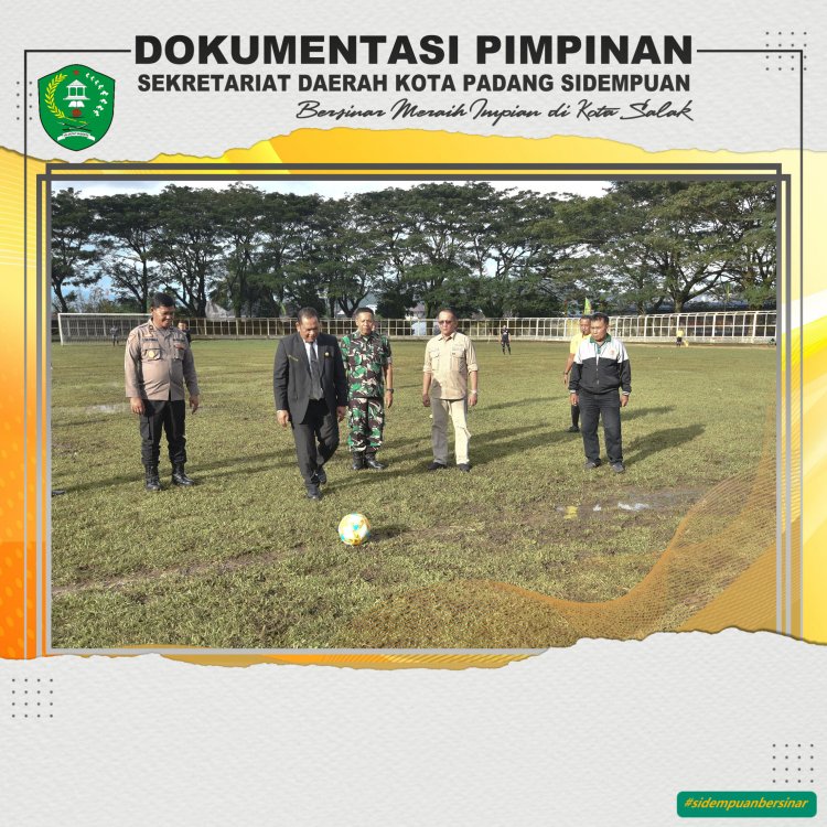 walikota Bukak Resmi Turnamen Sepakbola Walikota Cup 2022