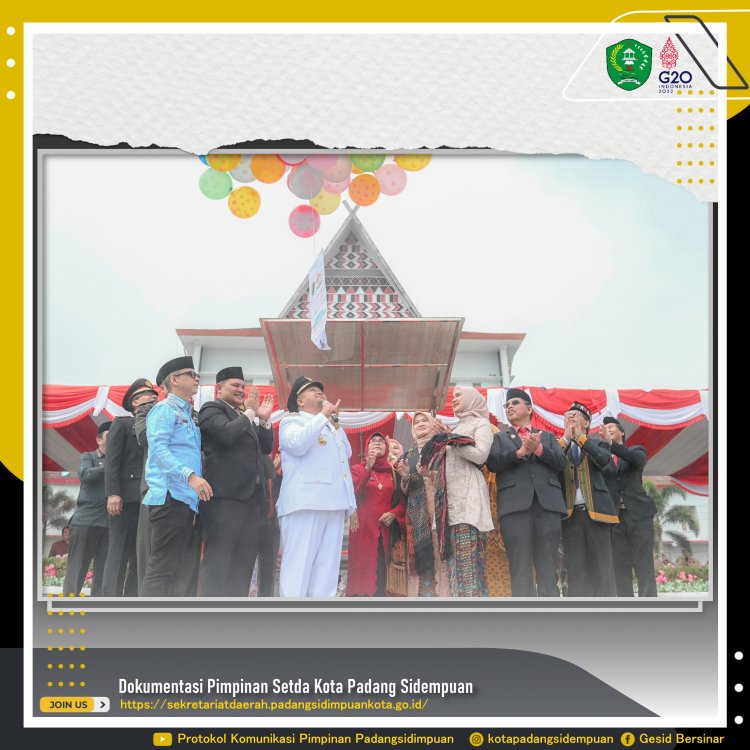Wawako Arwin Hadiri Upacara HUT Kab. tapsel ke 72 Tahun