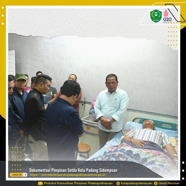 Pasca Bentrok Wali Kota Padang Sidempuan Chek Kondisi Personil Satpol PP