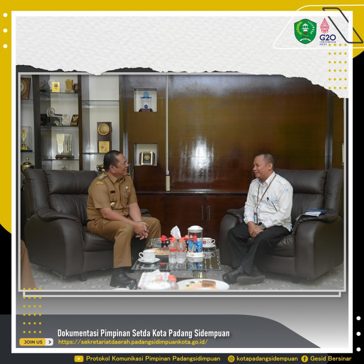 Walikota Terima Kunjungan Pimpinan KPPN Padang Sidempuan