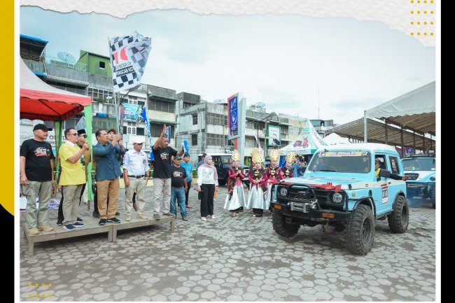 Wali Kota Irsan Efendi Nasution Melepas Peserta PASUO OFFROAD BERSINAR PADANG SIDEMPUAN 2022