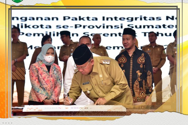 Wawako Arwin Teken Fakta Integritas Jelang Pemilu 2024