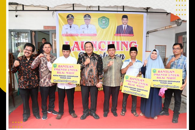 Wali Kota Irsan Efendi Nasution Berikan Insentif 100 Juta Rupiah Kepada Bilal Mayit Se-Kota Padang Sidempuan