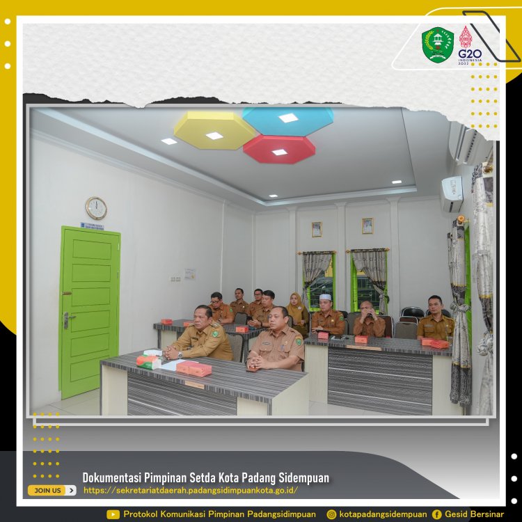 Pemko Padang Sidempuan Peroleh Nilai B Pada Evaluasi SAKIP RB Tahun 2022