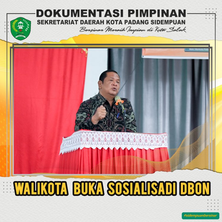 Walikota Buka Sosialisasi Desain Besar Olahraga Nasional 