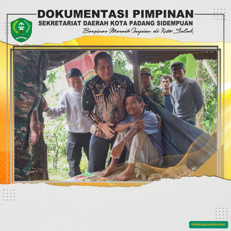 Walikota Padang Sidempuan melakukan Pembebas Pasungan di desa Aek Tuhul Kecamatan Padang Sidempuan Batunadua Kota Padang Sidempuan yang dikampanyekan oleh Kementrian Sosial RI