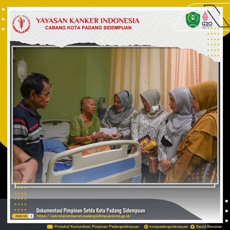YKI Cabang Kota Padang Sidempuan Kunjungi Penderita Kanker Payudara