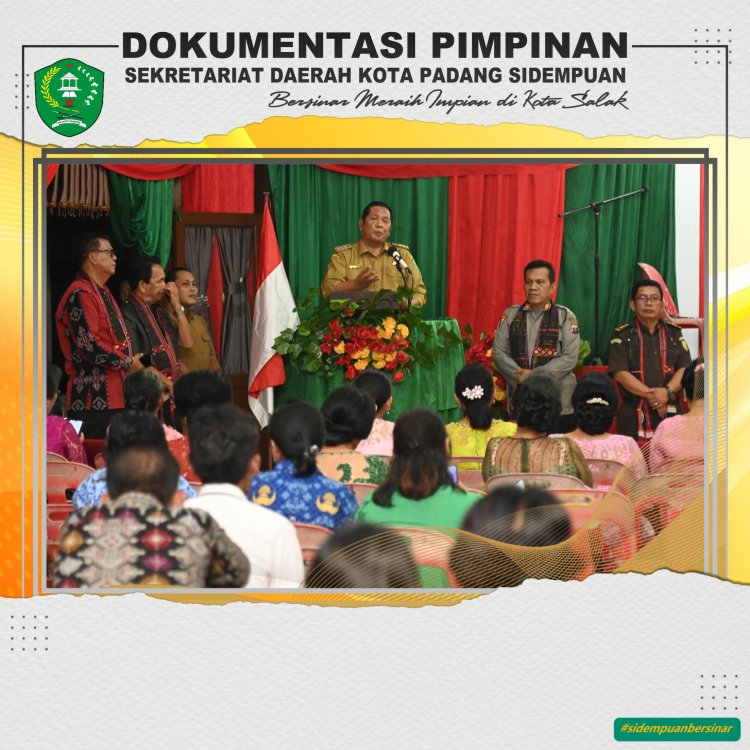 Wako Irsan hadiri Perayaan Natal BKAG Kota Padang Sidempuan