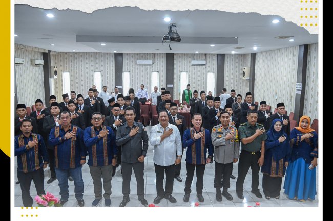 Wali Kota hadiri pelantikan PPK pemilu 2024 Kota Padang Sidempuan