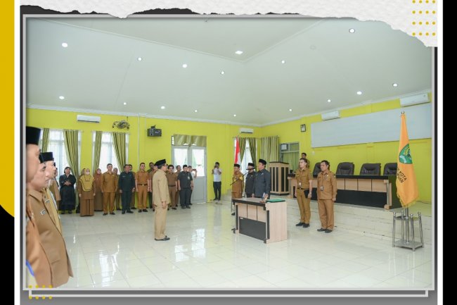 Saya Percaya Bahwa Saudara-Saudara Dapat Melaksanakan Tugas Sesuai Tanggung jawab Yang Diberikan, Ucap Wako Irsan Saat Pengambilan Sumpah Jabatan Eselon II, III & IV