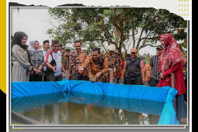 Hadiri Tebar Benih Ikan Lele Walikota Berharap Kesinambungan Panen dan Ketersediaan di Pasar Selalu Terjaga.