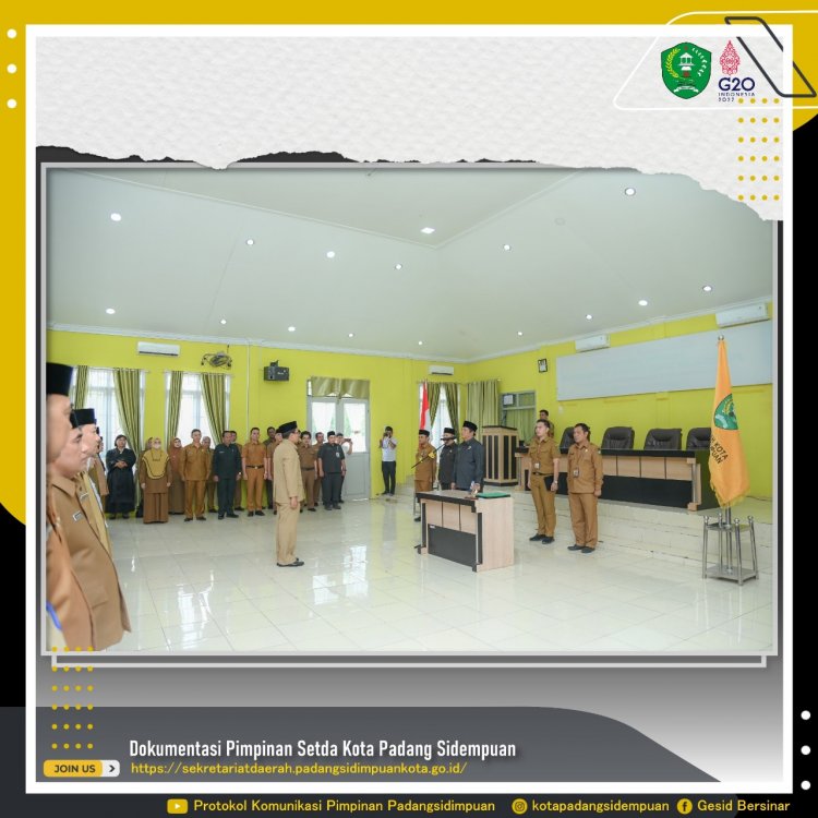 Saya Percaya Bahwa Saudara-Saudara Dapat Melaksanakan Tugas Sesuai Tanggung jawab Yang Diberikan, Ucap Wako Irsan Saat Pengambilan Sumpah Jabatan Eselon II, III & IV