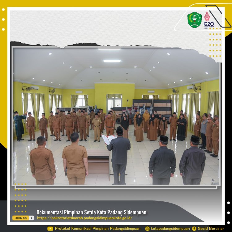 Lagi, puluhan pejabat Pemko Padang Sidempuan di mutasi, berikut daftarnya