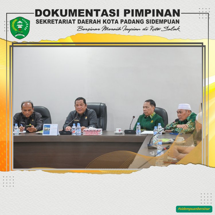 Wali Kota Irsan Efendi Nasution Terima Audiensi Pimpinan Wilayah Muhammadiyah Menjelang Musywil Muhammadiyah Sumatera Utara di Padang Sidempuan