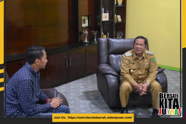 Wali Kota Irsan Efendi Nasution Terima Audiensi Sayap Biru : Persiapan Festival Sepak Bola Sayap Biru 2023