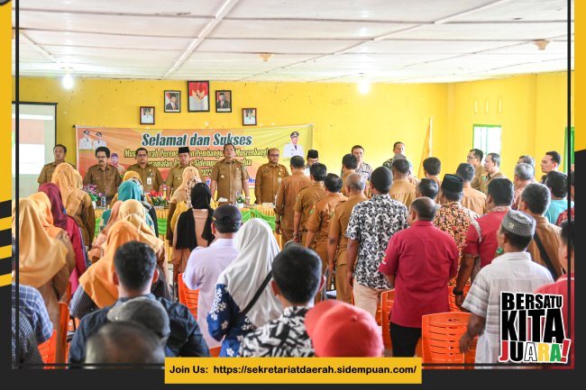 PEMBANGUNAN INFRASTRUKTUR JADI PRIORITAS PADA MUSRENBANG KEC. PADANG SIDEMPUAN BATUNADUA