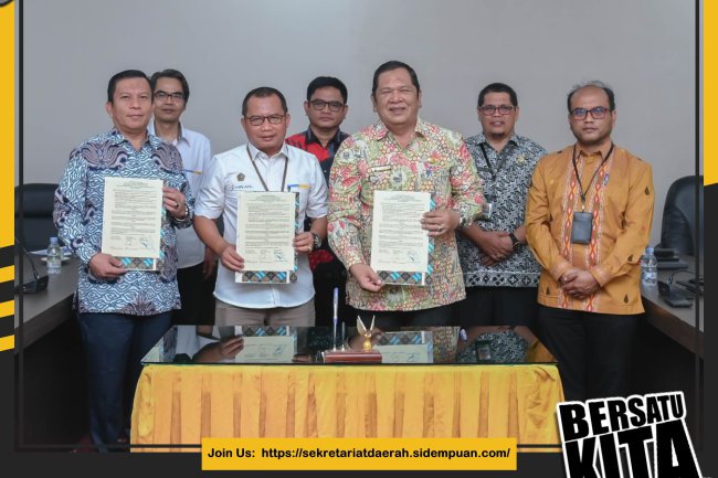 Pemko Padang Sidempuan Tandatangani Pakta Integritas Penyaluran DAU, DAK Fisik, Dana Desa, DBH dan Dana Non Fisik Bersama KPPN Padang Sidempuan
