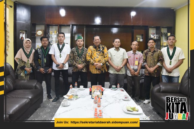 Wako Irsan Terima Audiensi HMI cabang Padang Sidempuan