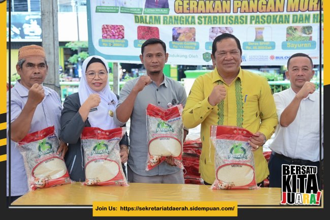 Walikota Irsan Efendi Turun Langsung  Layani Masyarakat PAda Gerakan Pangan Murah