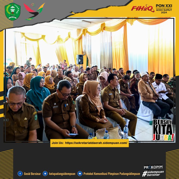 Musrenbang Di Kecamatan Padang Sidempuan Selatan Di Buka Wako Irsan