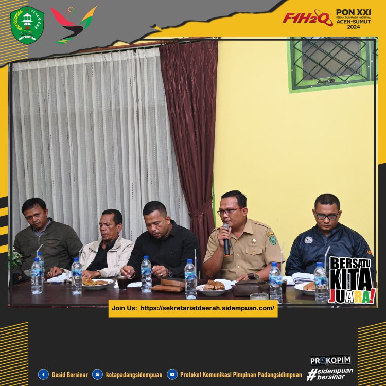 Menindaklanjuti Atensi Mendagri Tentang Penanganan Laju Inflasi, Wako Irsan Pimpin Rapat Bersama Penyuluh Pertanian