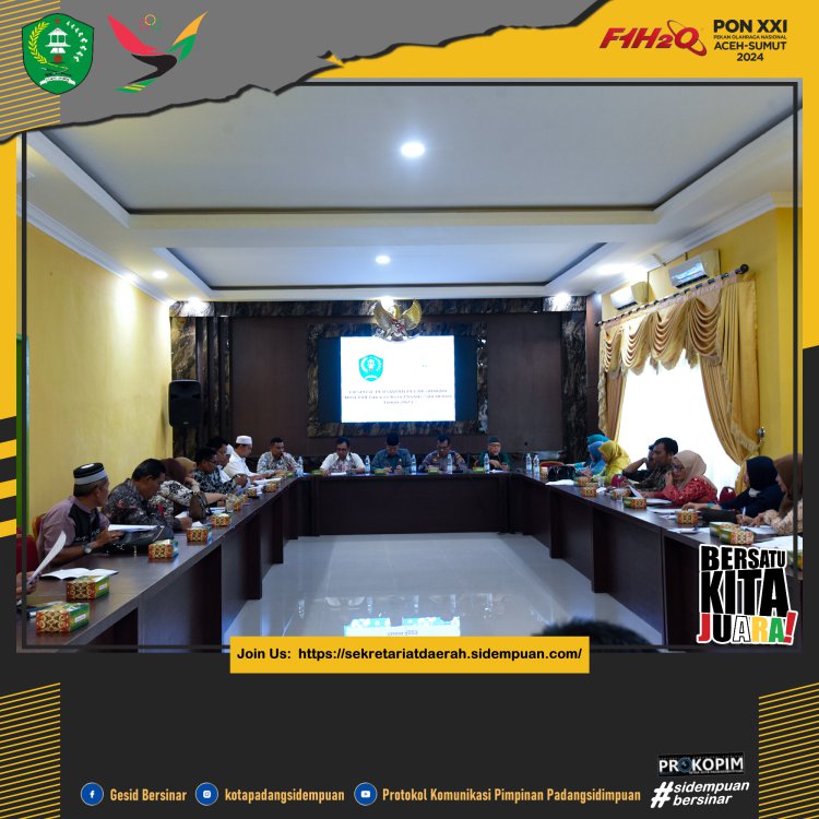 Wakil Walikota Pimpin Rapat MTQ ke XXII