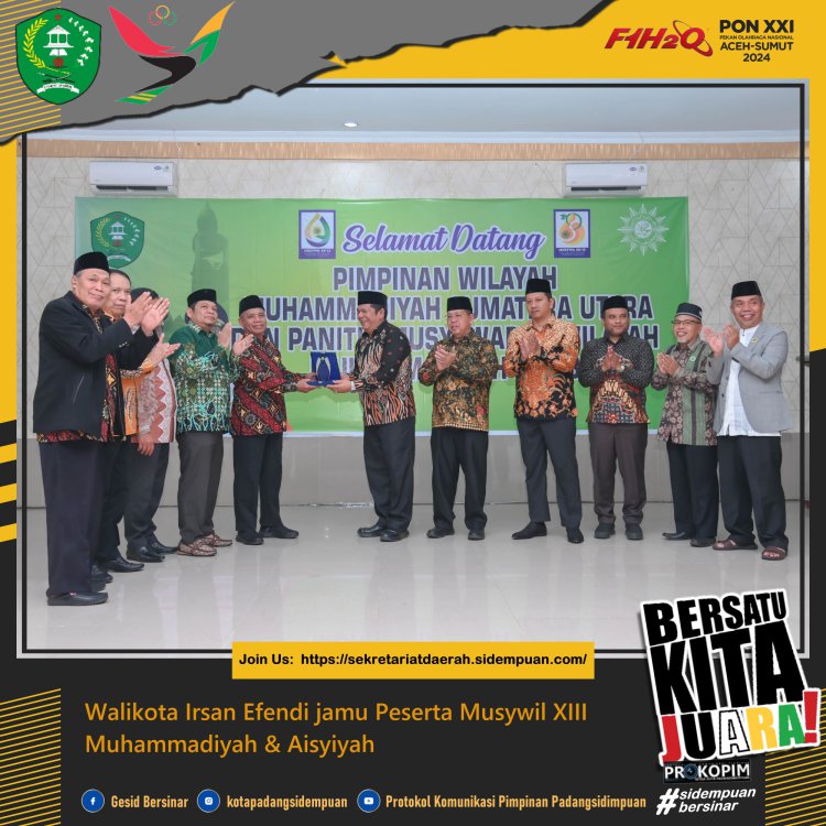 Gala Dinner Walikota Padang Sidempuan Jamu Peserta Muswil XIII Muhammadiyah Di Gedung Adam Malik