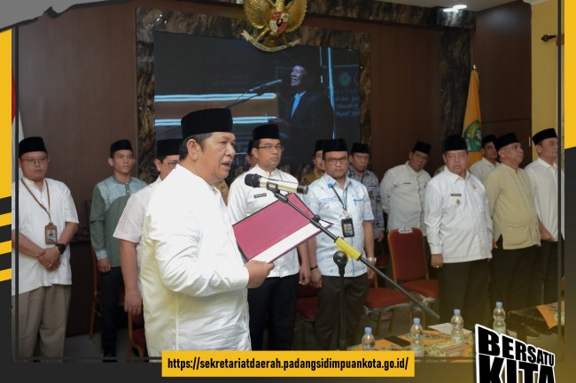 Dewan hakim Merupakan Unsur Penting Dalam Meberikan Penilaian MTQ, Ungkap Wako Irsan Pada PElantikan DewanHakim MTQ ke XXII Padang Sidempuan