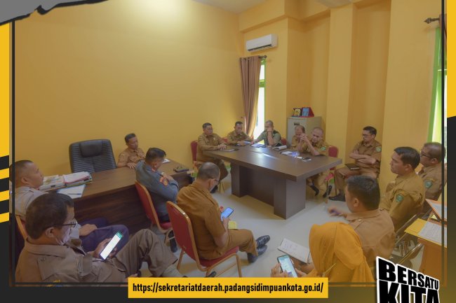 Asisten Perekonomian Pimpin Rapat Persiapan Pasar Ramadhan