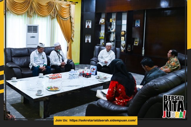 Zakat Yang Diterima BAZNAS Padang Sidempuan Naik Sekitar 200% Di Tahun 2022, Ungkap Ketua BAZNAS Saat Bertemu Wako Irsan