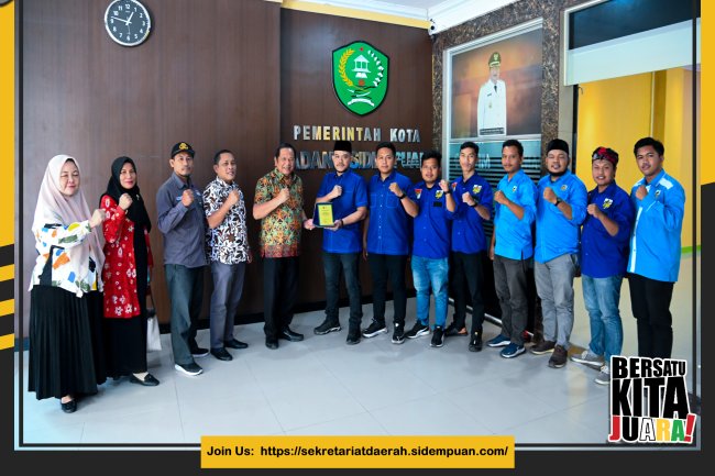 Wali Kota Irsan Efendi Nasution Terima Audensi DPD KNPI Padang Sidempuan : Ucapkanlah Argumentatif Yang Berbasis Fakta