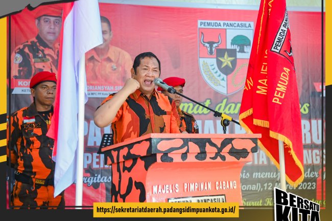 Wali Kota Padang Sidempuan Membuka Rapat Pemilihan Pengurus Pemuda Pancasila